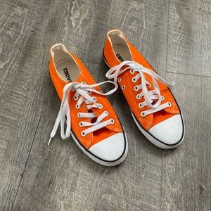 Orange Converse